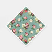 バラ花柄 スタンダードランチョンナプキン (角)