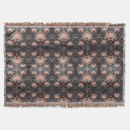 バラ花柄 スローブランケット