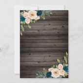 バラ花灯、ダークウッド卒業パーティー 招待状 (裏面)