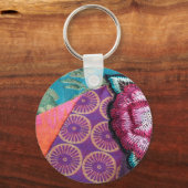 バラ花織 キーホルダー (正面)