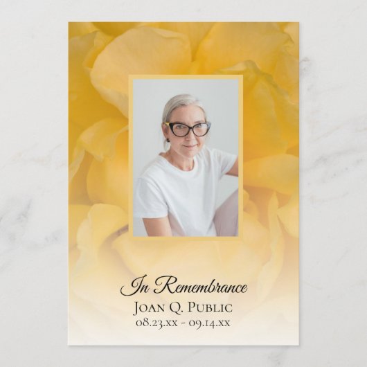 バラ花葬祭慰霊祭 プログラム (正面)