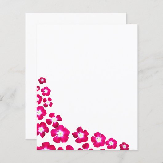 バラ花 (正面/裏面)