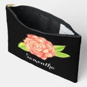 バラ花 アクセサリーポーチ (見開き)