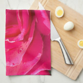 バラ花 キッチンタオル (四つ折り)