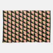 バラ花 キッチンタオル (横)