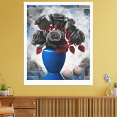 バラ花 キャンバスプリント (インサイチュ (リビング))