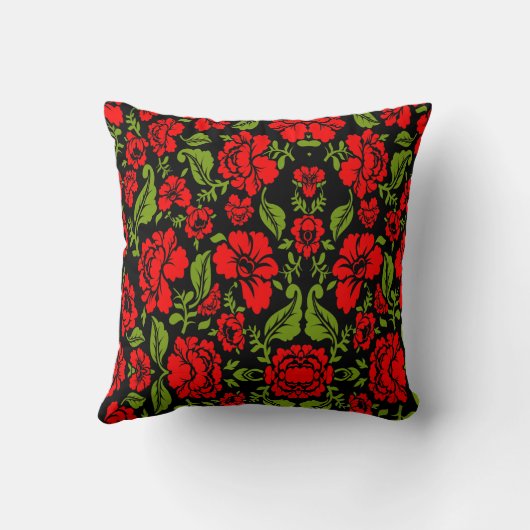 バラ花 クッション (裏面)