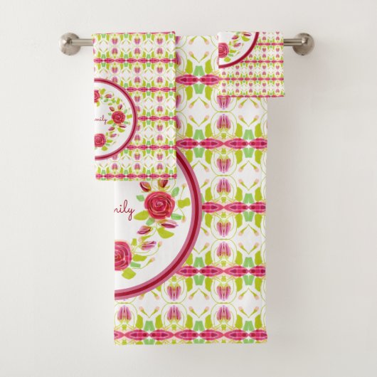 バラ花 バスタオルセット (インサイチュ)