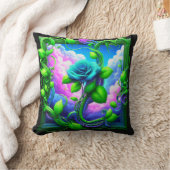 バラ芸術 クッション (ブランケット)