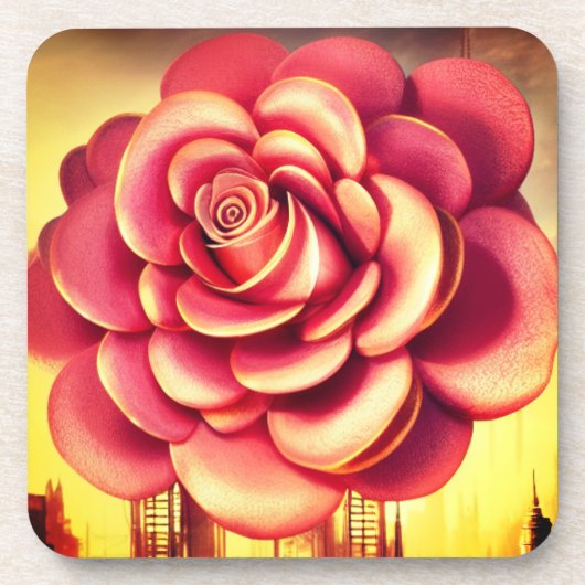 バラ芸術 コースター (正面)