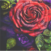 バラ芸術 シール (正面)