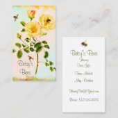 バラ茎と蜂蜜の名刺 名刺 (正面/裏面)