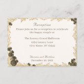 バラ華美カトリック囲いカード エンクロージャーカード (正面)