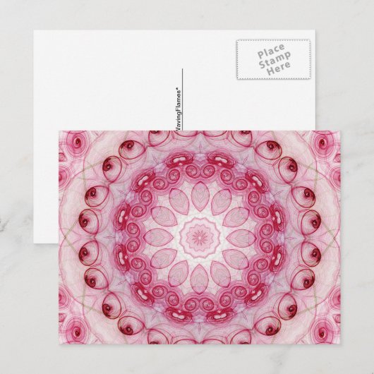 バラ葉 ポストカード (正面/裏面)