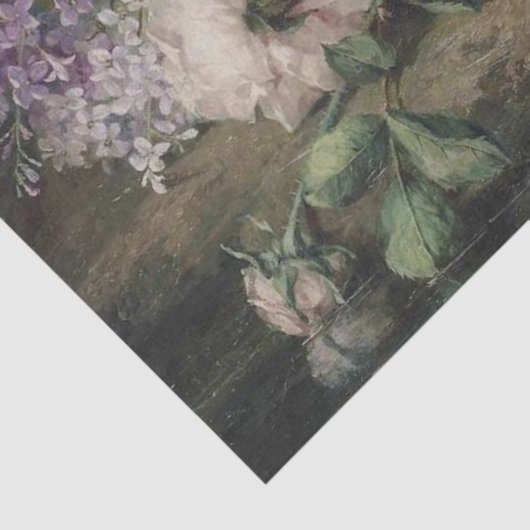 バラ薄紫アザレアフラワーフローラデクページファインアート 薄葉紙 (詳細)