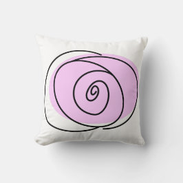 バラ薄紫独身の広場 クッション