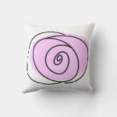 バラ薄紫独身の広場 クッション (裏面)