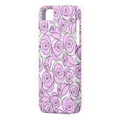 バラ薄紫iPhoneケース Case-Mate iPhoneケース (裏面左)