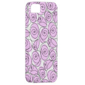 バラ薄紫iPhoneケース Case-Mate iPhoneケース (裏面/右)