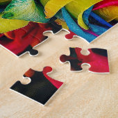 バラ虹 ジグソーパズル (側面)