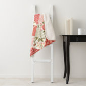 バラ蝶シームレスパッチワーク シェルパブランケット (インサイチュ)