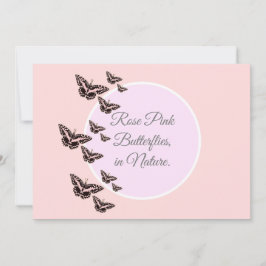 バラ蝶 招待状