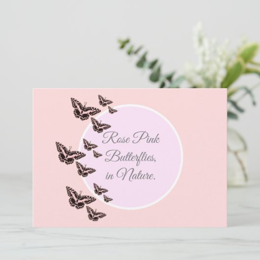 バラ蝶 招待状 (スタンド正面)