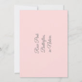 バラ蝶 招待状 (裏面)