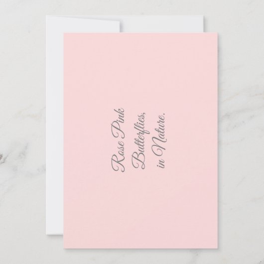 バラ蝶 招待状 (裏面)