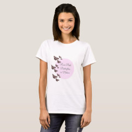 バラ蝶 Tシャツ