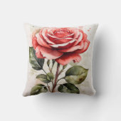 バラ装飾用クッション-エレガントフローラギフトデコル クッション (裏面)