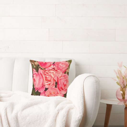 バラ装飾用クッション クッション (ソファ)