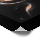 バラ製銀河系-ハッブル宇宙望遠鏡 ポスター (角)