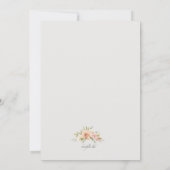 バラ記ビクトリアン念招待状 招待状 (裏面)