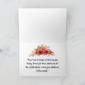 バラ記念日 カード (内部)