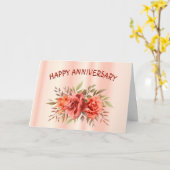 バラ記念日 カード (黄色い花)