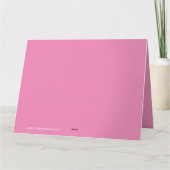 バラ誕生日カード カード (裏面)