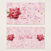 バラ調和ギフトラベル (正面&裏面)