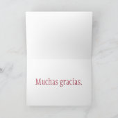 バラ赤と白 サンキューカード (内部)