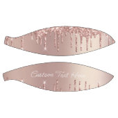 バラ赤面グリッタードリップカスタム文字バスケットボール バスケットボール (パネル)