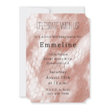 バラ赤面ピンクスネークスキン