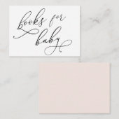 バラ赤面ピンクフローラベビーEnc エンクロージャーカード (正面/裏面)