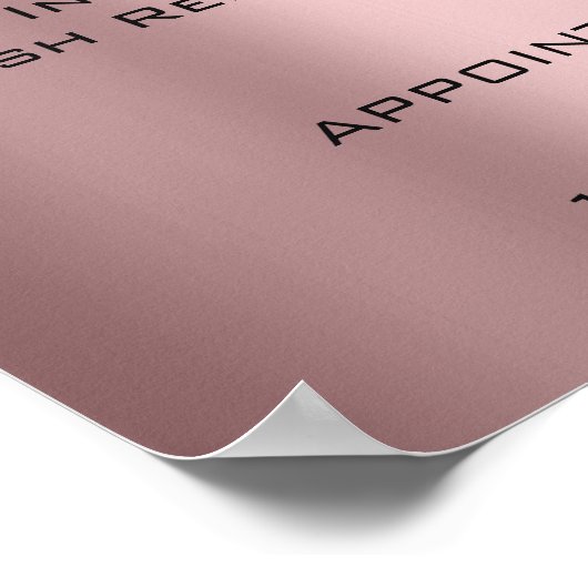 バラ赤面ピンクメイクアップ目まぶし価格 ポスター (角)