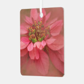 バラ赤面ポインセティアスデジタルアートメタルオーナメント メタルオーナメント (正面左)