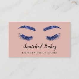 バラ赤面マイクロブラディング化粧まつ毛グリッター 名刺