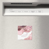 バラ赤面Agate日付の保存 マグネット (インサイチュ (食洗機))