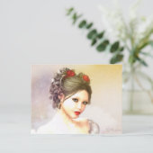 バラ赤 ポストカード (スタンド正面)