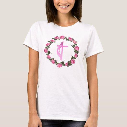 バラ輪 Tシャツ (正面)