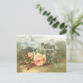 バラ郷愁 ポストカード (スタンド正面)