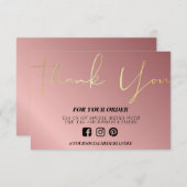 バラ金ゴールドありがとうごカスタムざいますメディア挿入 (正面/裏面)